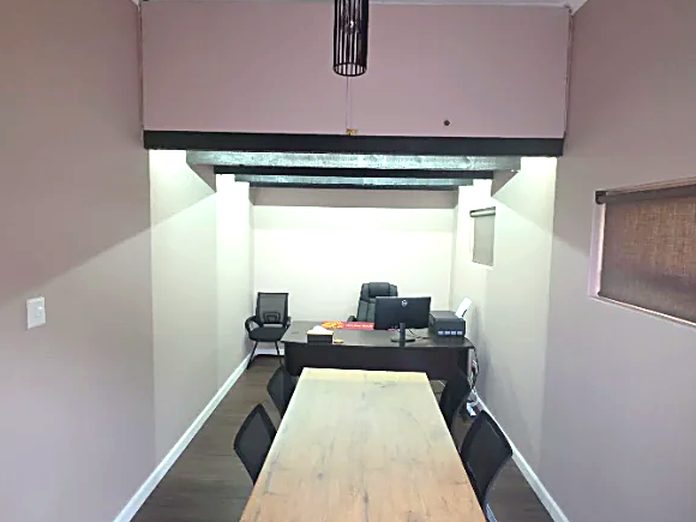 Garage to home office in Cape Town after completion by FN Building Projects