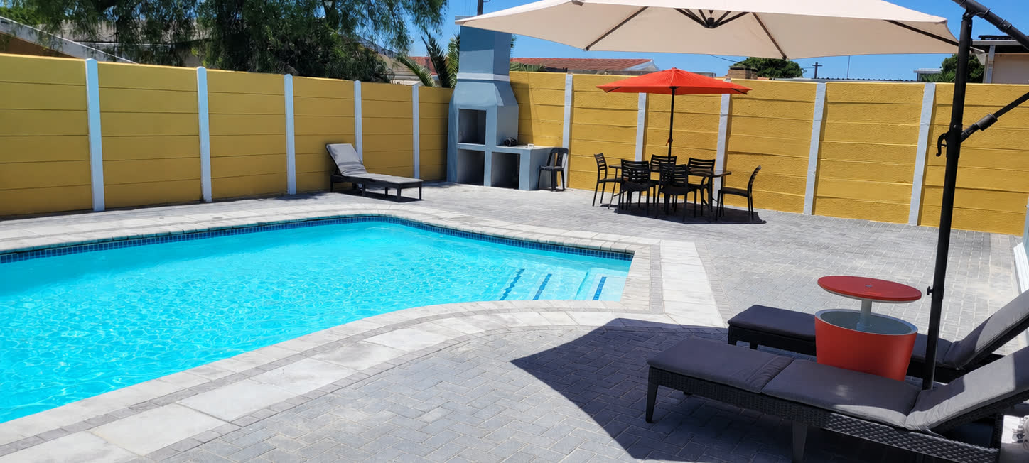 Renovated pool and entertainment area in Goodwood after completion by FN Building Projects