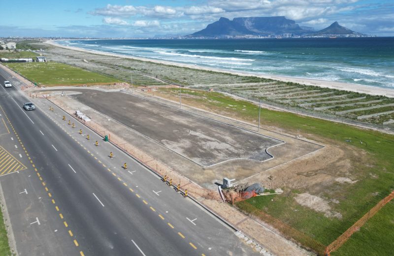 Concrete and paving works on the Blaauwberg beachfront