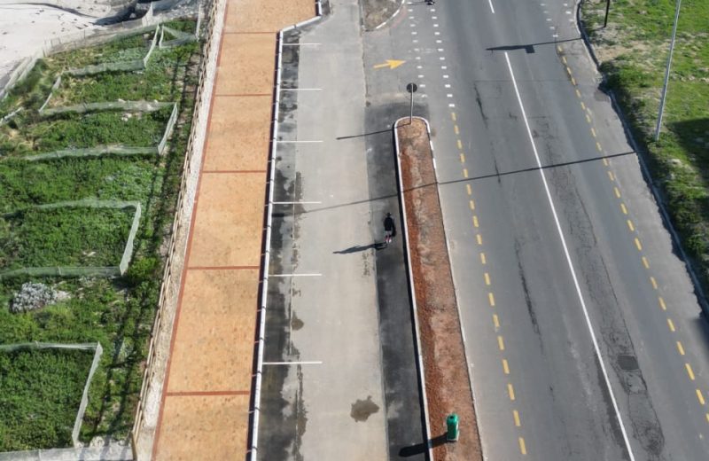 New pedestrian walkway on the Table View beachfront upgrade