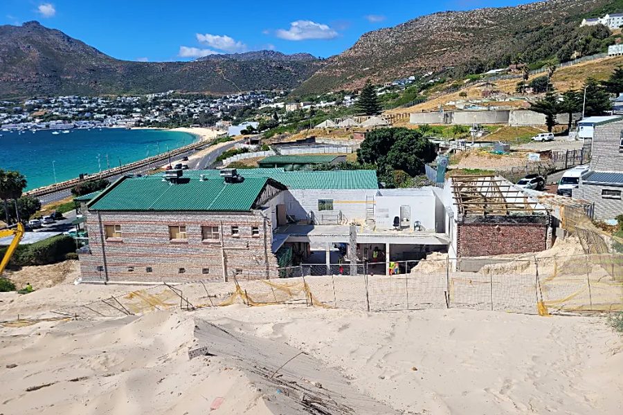 Demolition and site clearing works on a coastal property in Simon’s Town